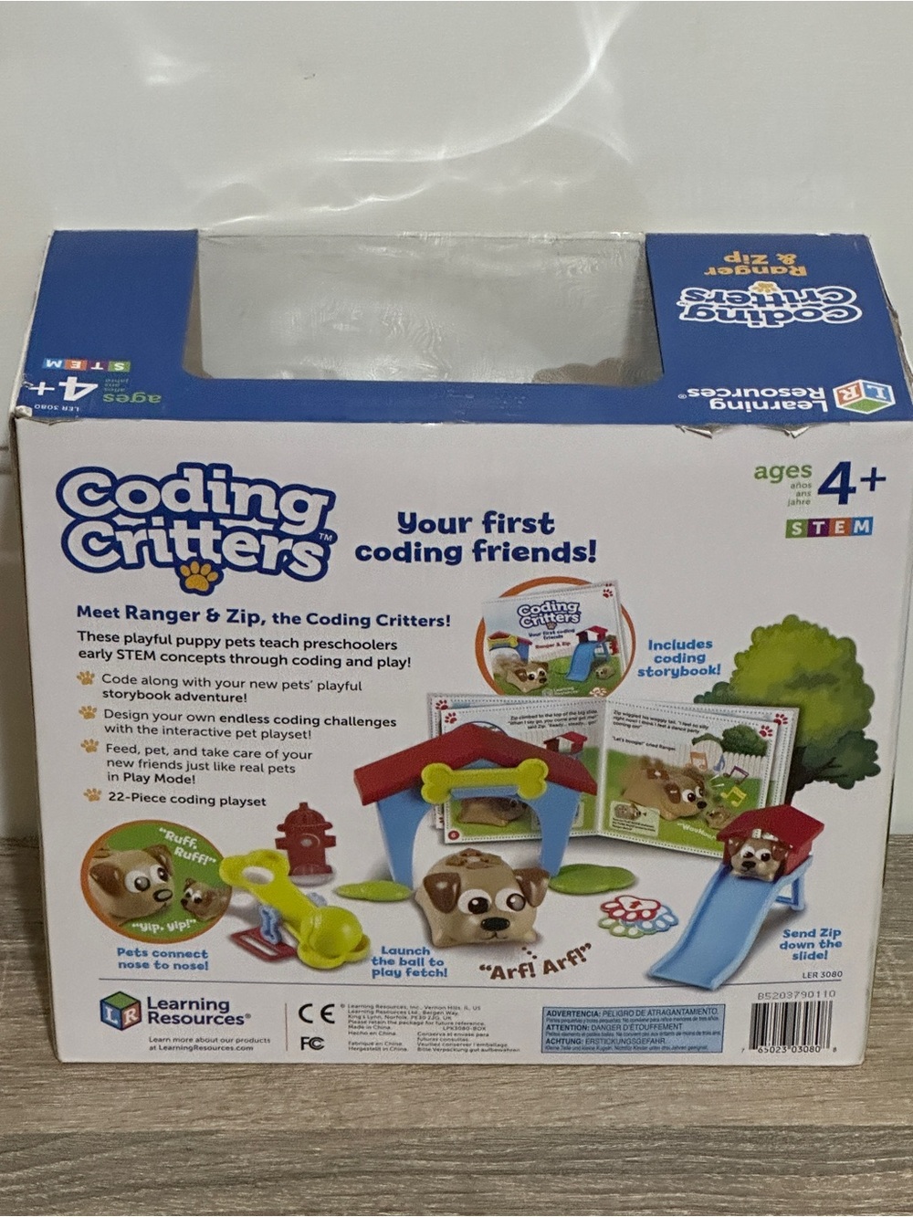 Learning Resources Coding Critters Ranger & Zip + Accessories Dog Puppy - Picture 2 of 8